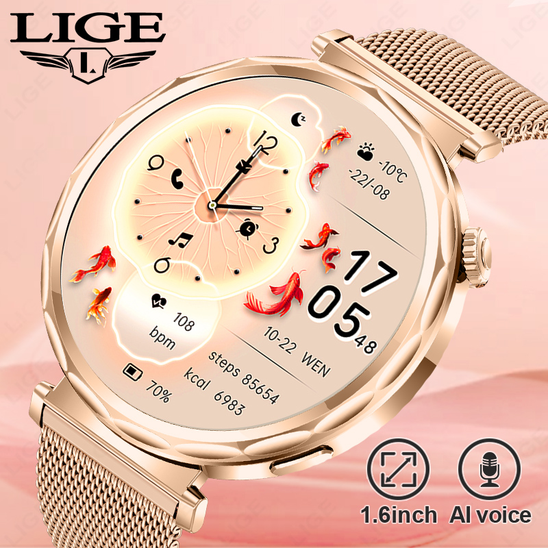 Smartwatch Ladies Watches For Women - Lige 2026 novo relógio inteligente feminino