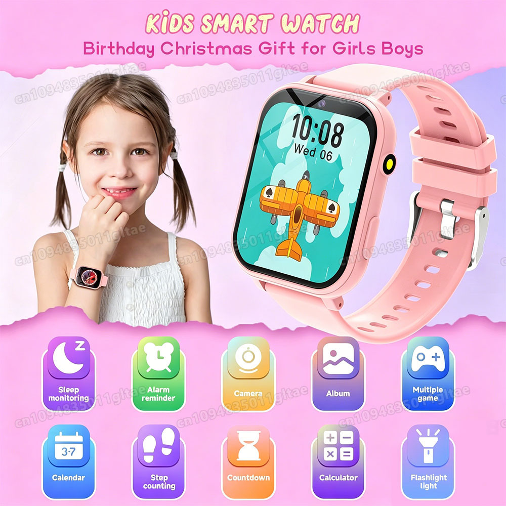 Smartwatch Watches Birthday Gift For Girls - Novo Smartwatch para Crianças com Câmera