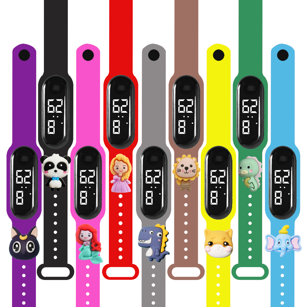 Smartwatch Digital Watches For Kids - Relógio inteligente multicolorido para crianças, meninos