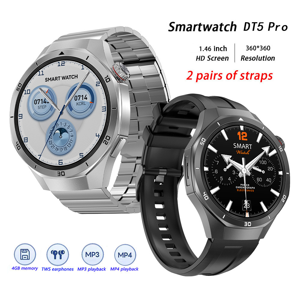 Smartwatch Digital Watches For Men - Dt5 pro relógio inteligente para homens