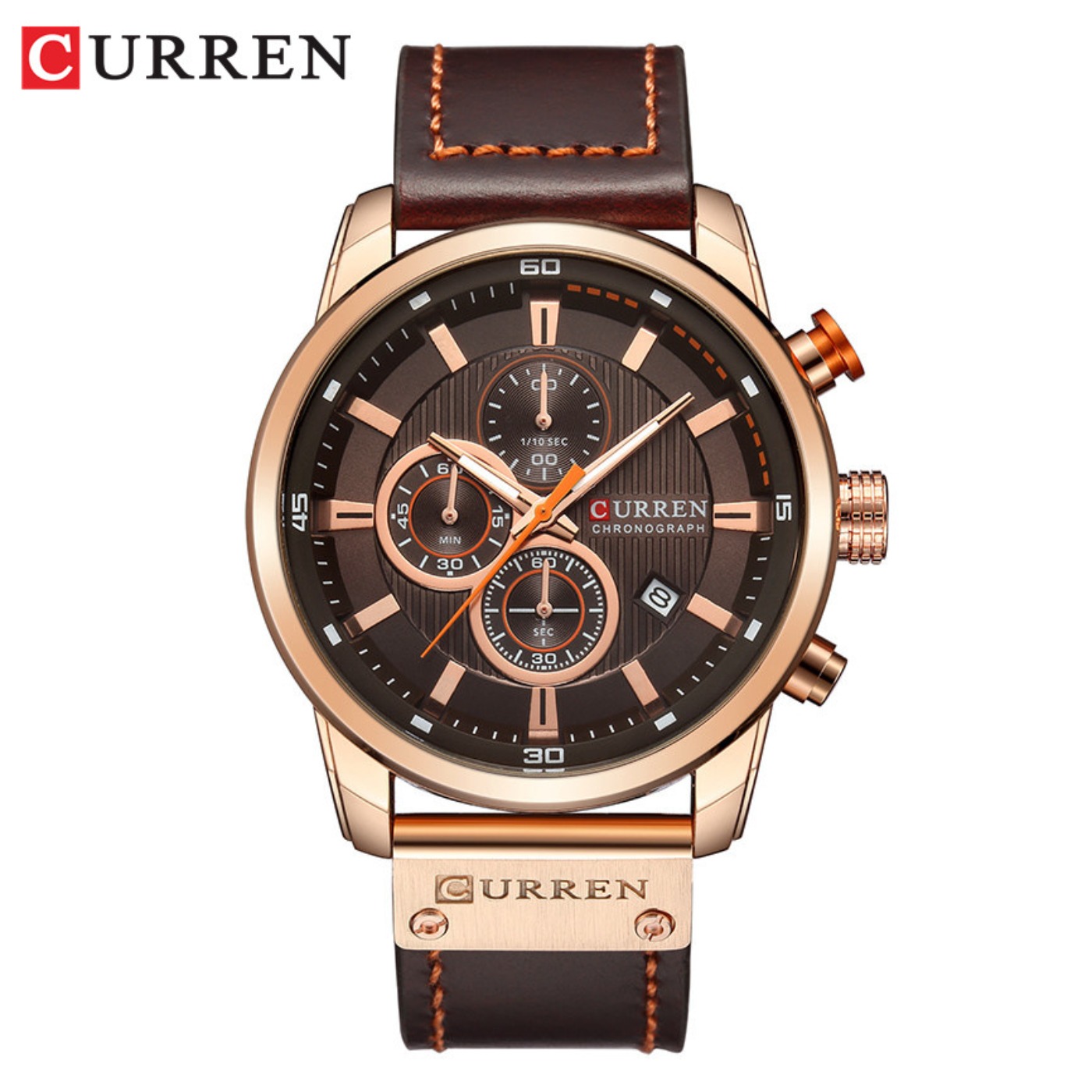 Chronograph Sport Watch - Relógio Masculino CURREN de Moda com