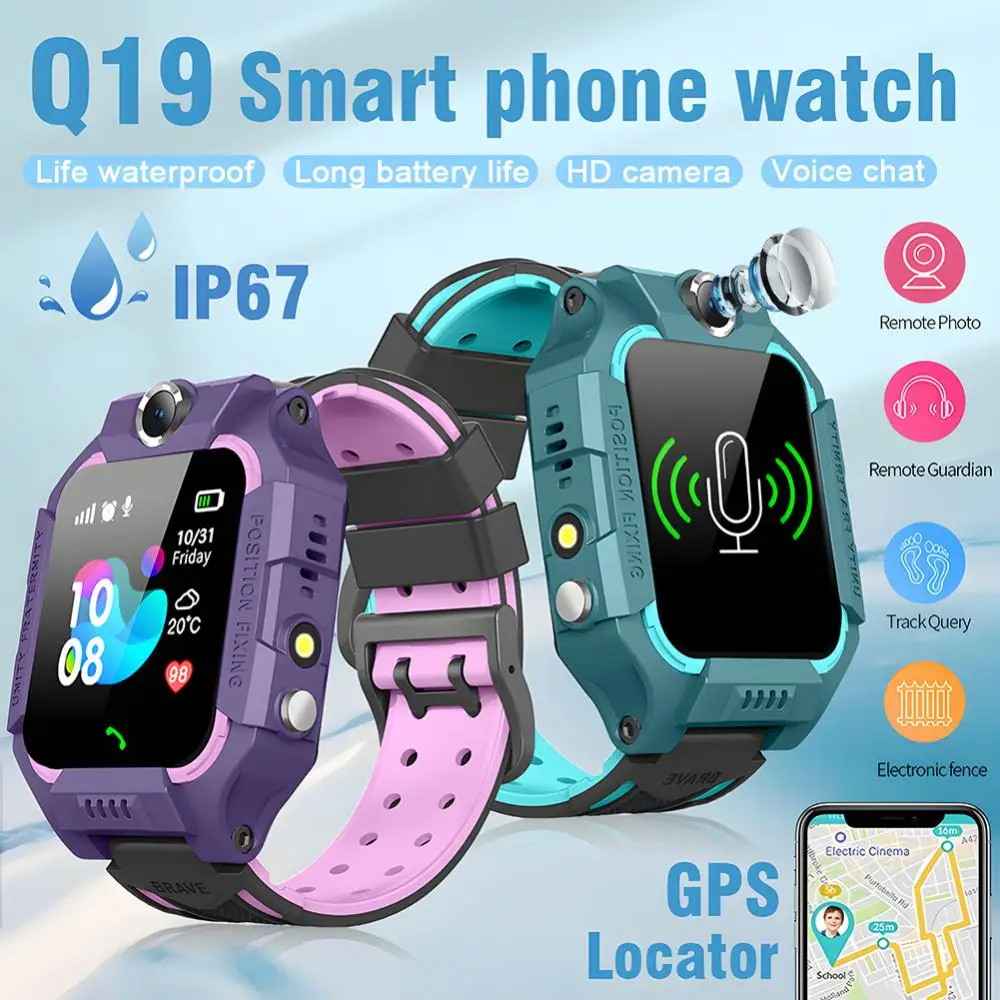 Smartwatch Digital Watches For Kids - Novas crianças 2g relógio inteligente sos