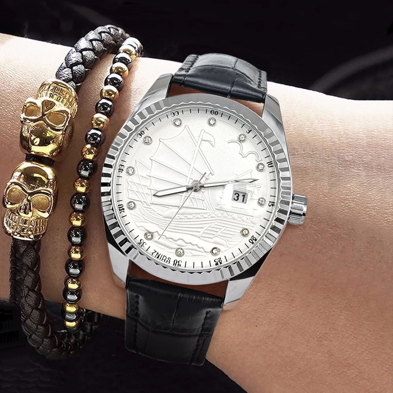Smartwatch Watches Best Gift For Men - Relógios masculinos de luxo de alta