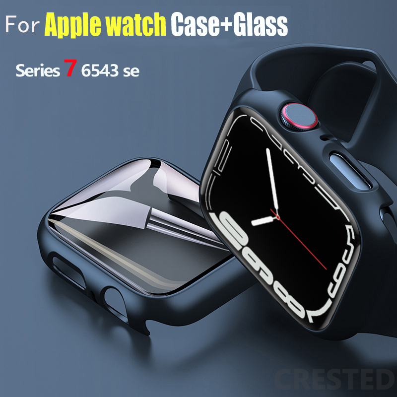 Iwatch Smartwatch Series 7 - Vidro + capa para apple watch