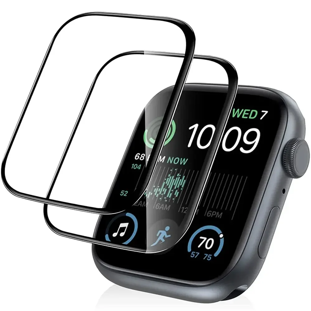 Iwatch Smartwatch Series 7 - Protetor de tela curvado completo para