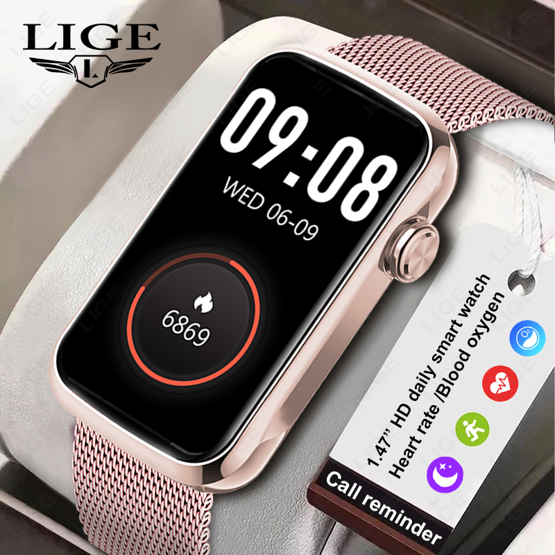 Smartwatch Ladies Watches For Women - Lige 1.47 ''relógio inteligente das mulheres