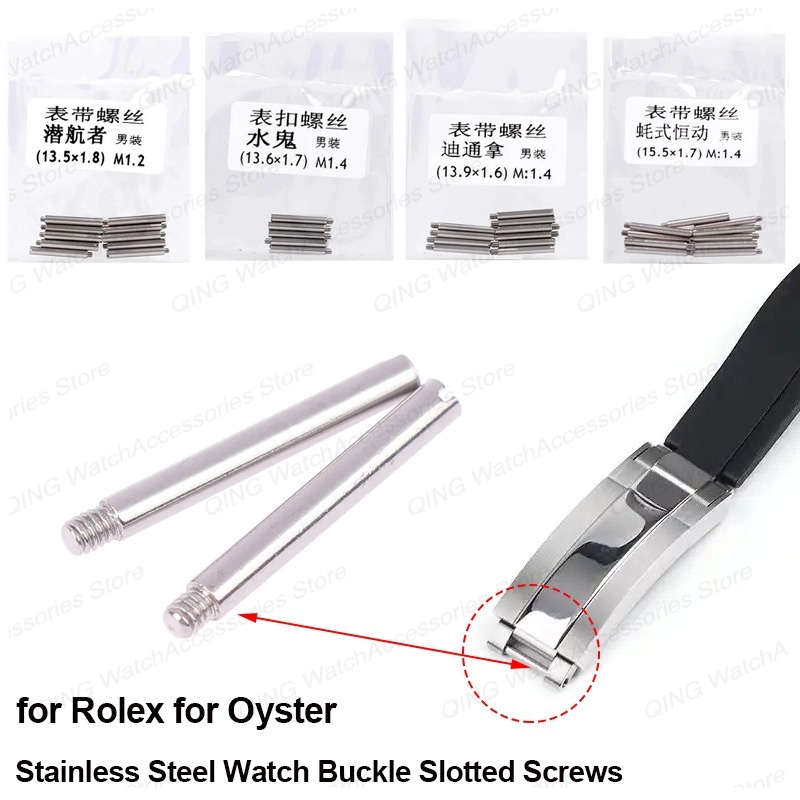 Rolex Watch Daytona - Aço inoxidável com fenda fechos parafusos,