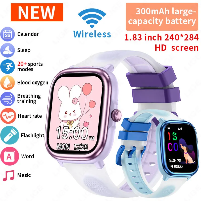 Smartwatch Watches Birthday Gift For Girls - LIGE Relógio Inteligente para Crianças Menino