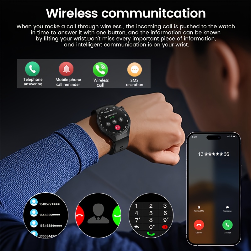 Relógio Inteligente LAXASFIT 1 - Smartwatch Watches With Bluetooth avaliação e preço