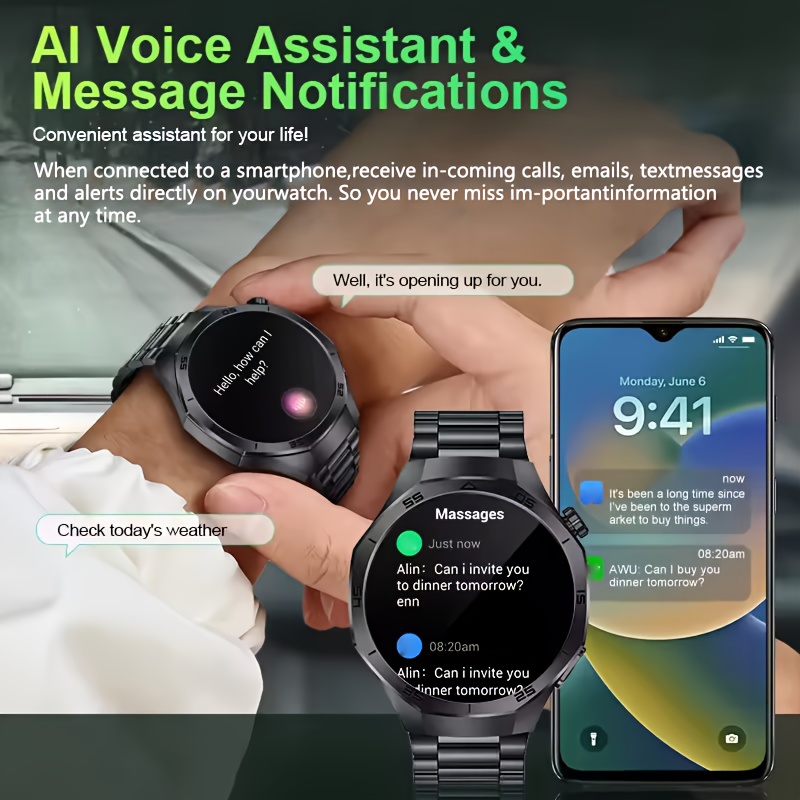 Relógio Inteligente LAXASFIT 1 - Smartwatch Watches With Bluetooth avaliação e preço