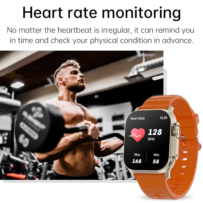 Novo Relógio T10 Ultra Smart W - Smartwatch Watches With Bluetooth avaliação e preço