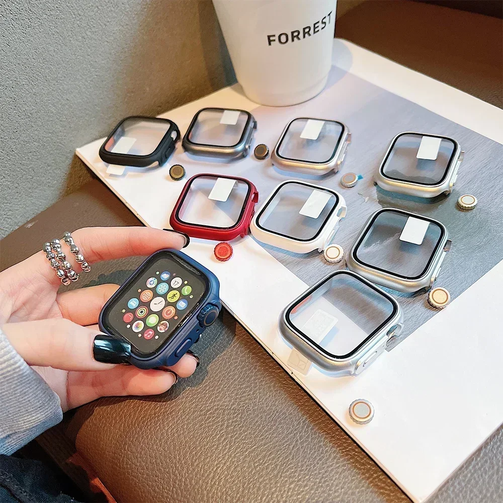 Vidro Temperado e Capa para Ap - Iwatch Smartwatch Series 7 avaliação e preço