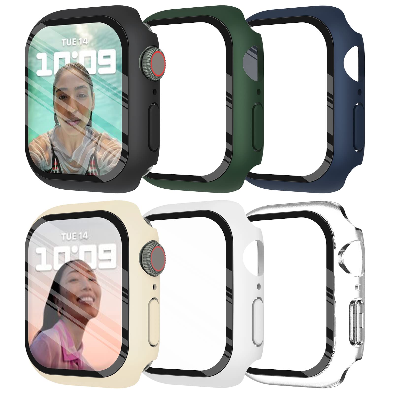 Vidro temperado + capa para ap - Iwatch Smartwatch Series 7 avaliação e preço