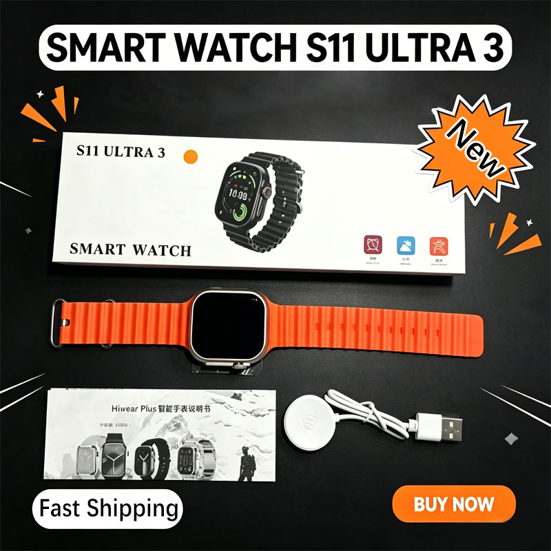 Relógio Inteligente S11 Ultra  - Smartwatch Watches With Bluetooth avaliação e preço