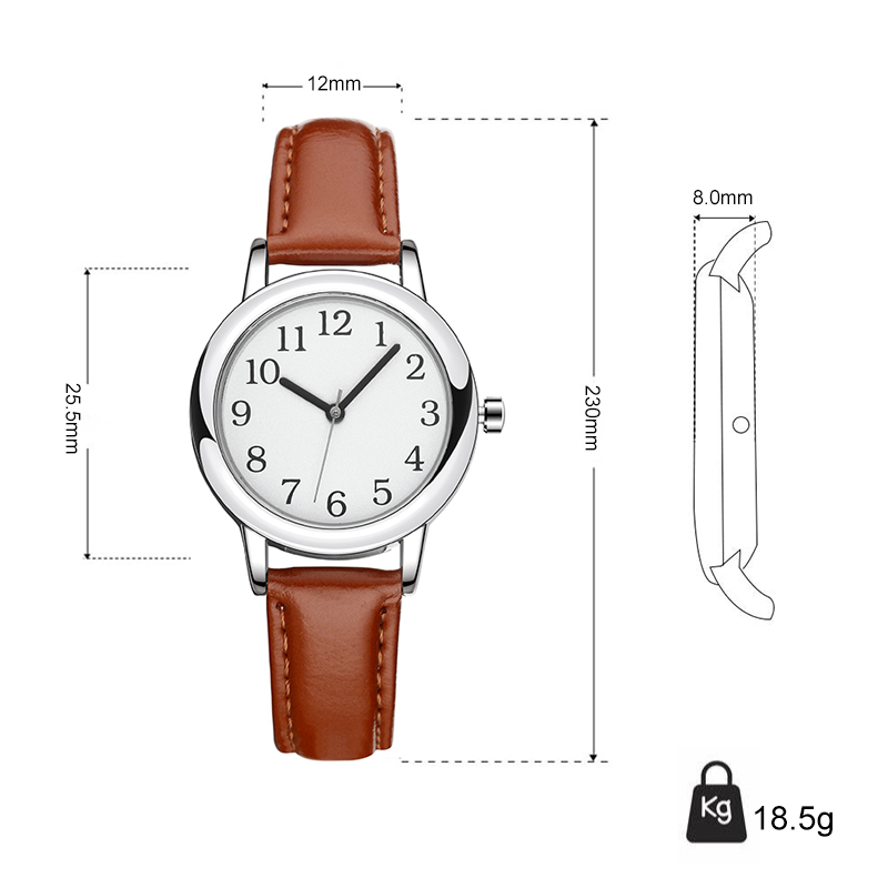 Pulseira branca fina relógio f - Leather Watch Strap avaliação e preço