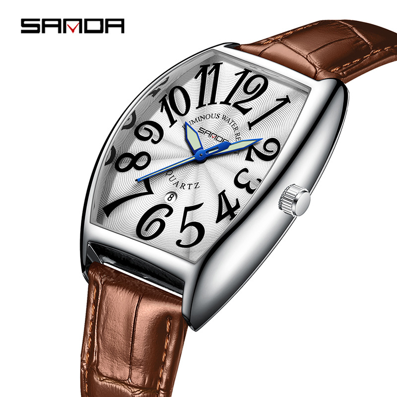 Relógio Masculino SANDA Novo d - Leather Watch Strap avaliação e preço
