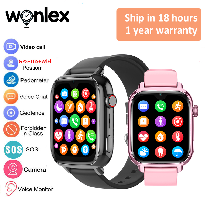 Wonlex kt34 relógio inteligent - Smartwatch Digital Watches For Kids avaliação e preço