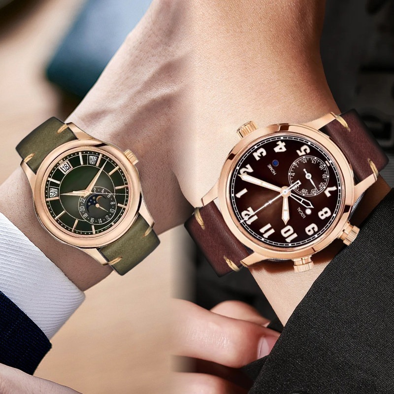 Pulseira de relógio de couro g - Patek Philippe Watch Calatrava avaliação e preço
