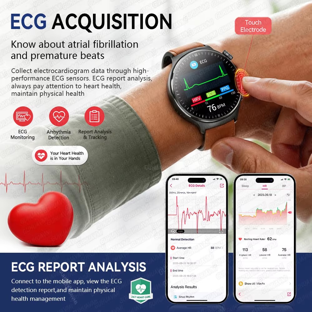 Novo Smartwatch 2026 com Diagn - Smartwatch Online Watches For Men avaliação e preço