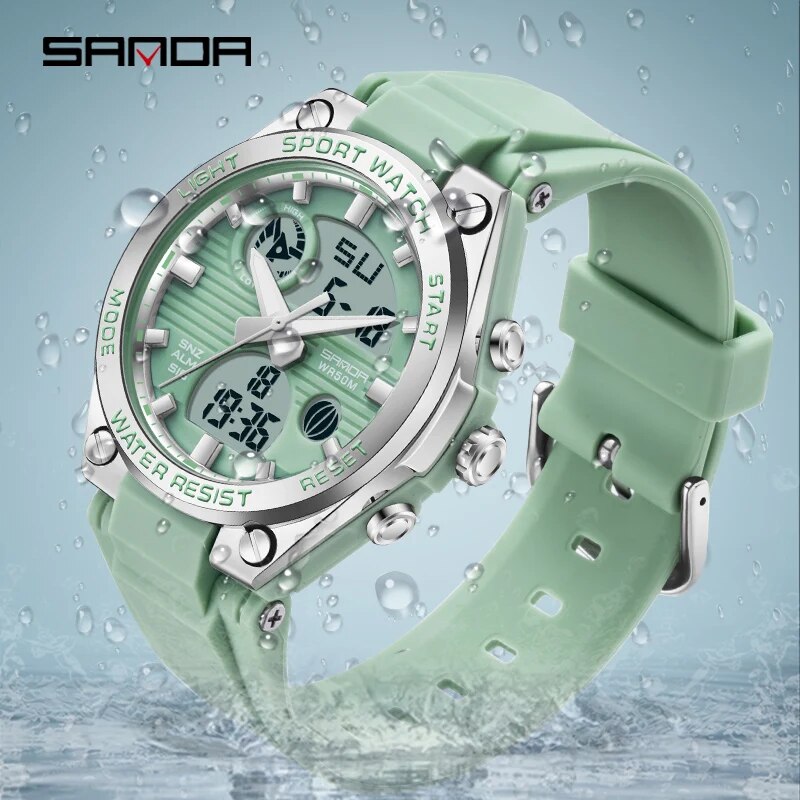 Sanda marca g estilo led relóg - Chronograph Sport Watch avaliação e preço