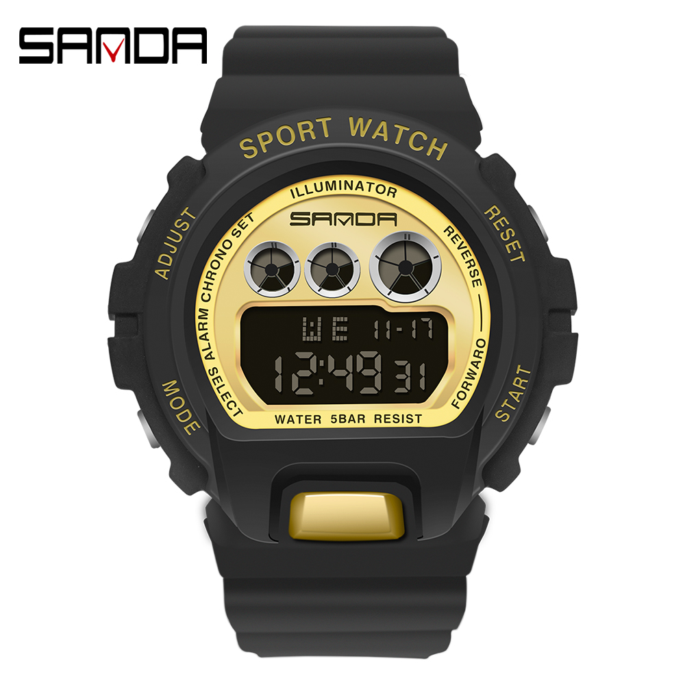 Sanda simples relógio esportiv - Chronograph Sport Watch avaliação e preço
