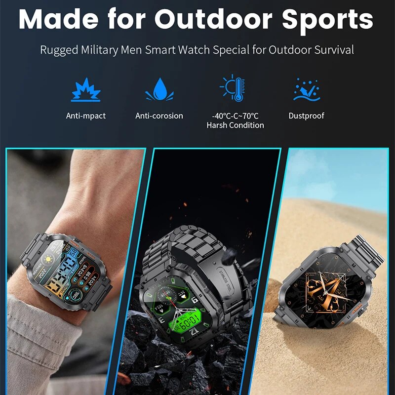 LIGE-Esportes Ao Ar Livre De F - Smartwatch Digital Watches For Men avaliação e preço