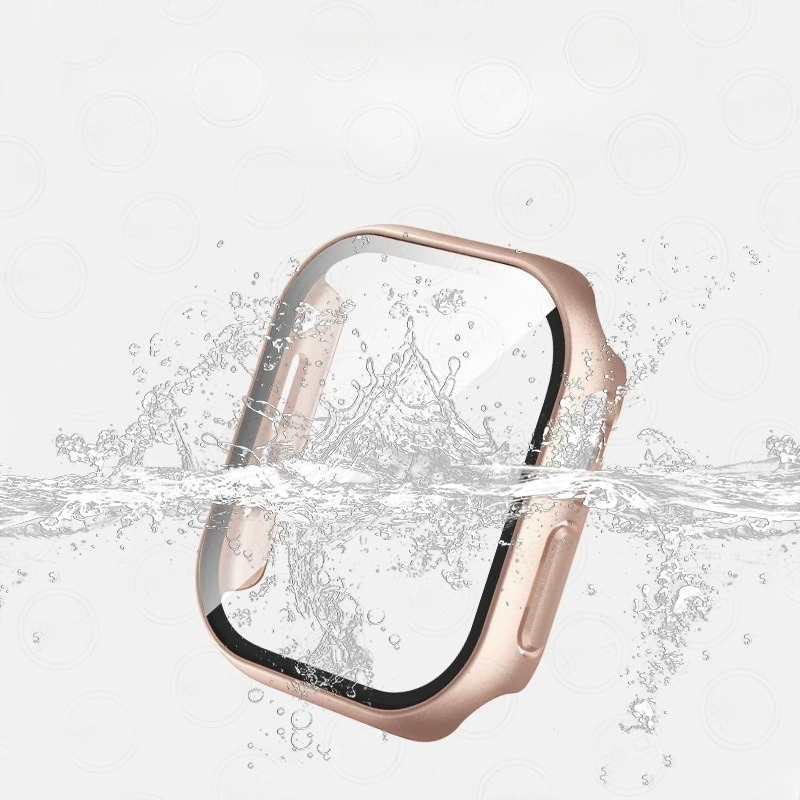3 pçs vidro + capa para apple  - Iwatch Smartwatch Series 7 avaliação e preço