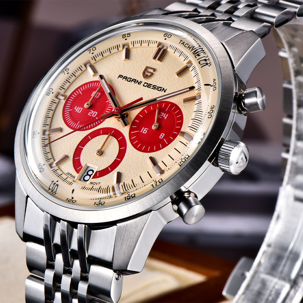 Relógio Masculino de Luxo PAGA - Chronograph Sport Watch avaliação e preço