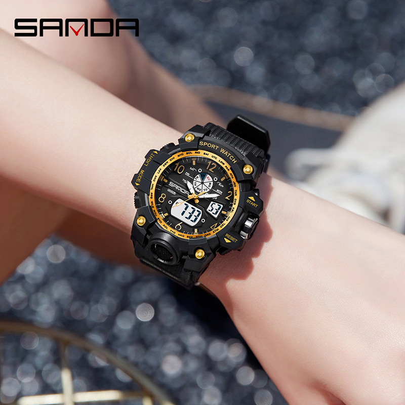 Moda sanda marca juventude mil - Chronograph Sport Watch avaliação e preço