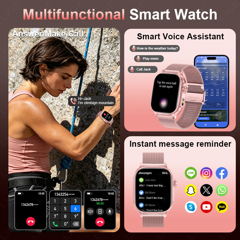Novo Smartwatch 2026 com Bater - Smartwatch Watches Gift For Women avaliação e preço