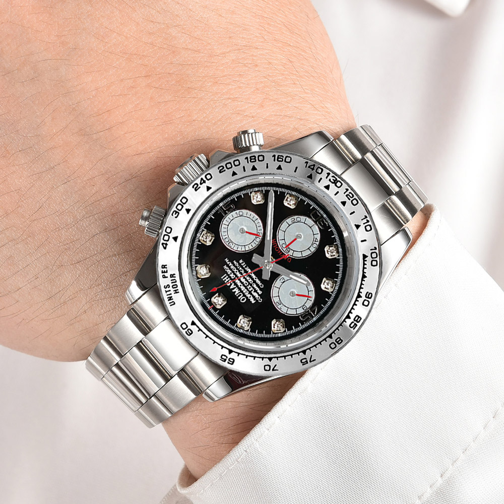 Luxo vk63 relógio 39.3mm quart - Chronograph Sport Watch avaliação e preço