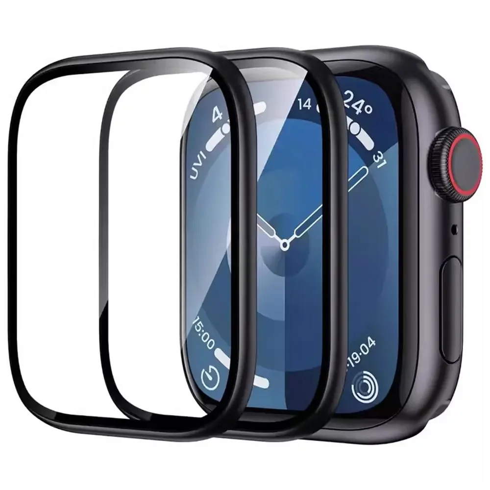 Protetor de tela curvado compl - Iwatch Smartwatch Series 7 avaliação e preço