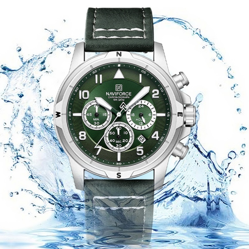 Relógio de Pulso Masculino NAV - Leather Watch Strap avaliação e preço