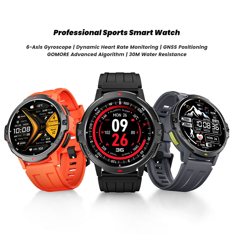 NOVO Smartwatch Militar com GP - Smartwatch Timex Watches For Women avaliação e preço