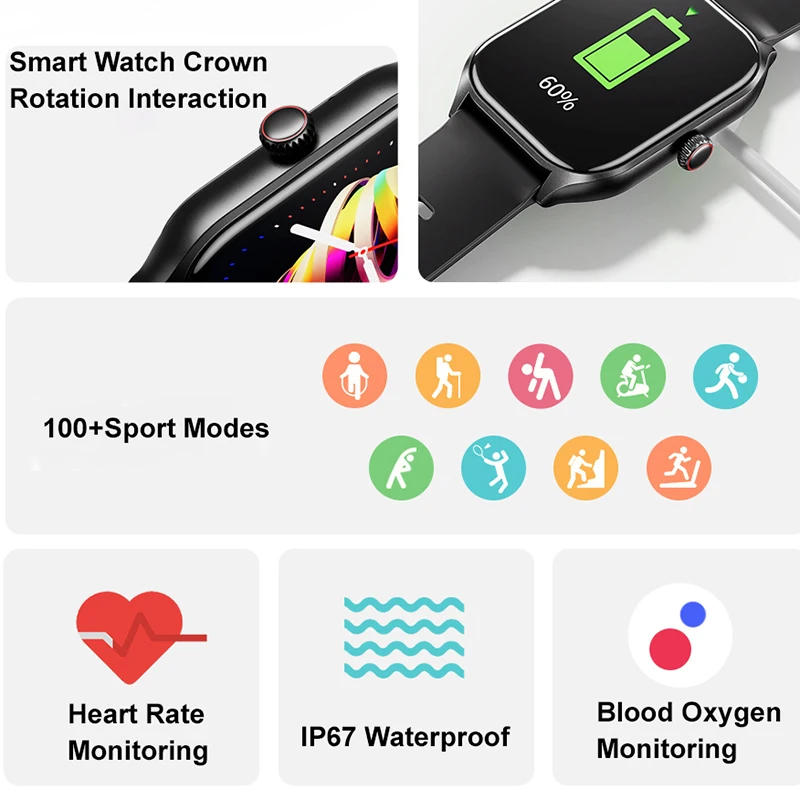 Relógio Inteligente Multifunci - Smartwatch Online Watches For Men avaliação e preço