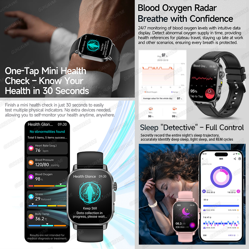 Novo Relógio Inteligente de Sa - Smartwatch Watches Gift For Women avaliação e preço