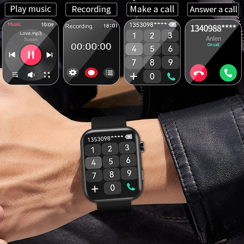 LIGE com câmera pode tirar fot - Smartwatch Latest Watches For Men avaliação e preço