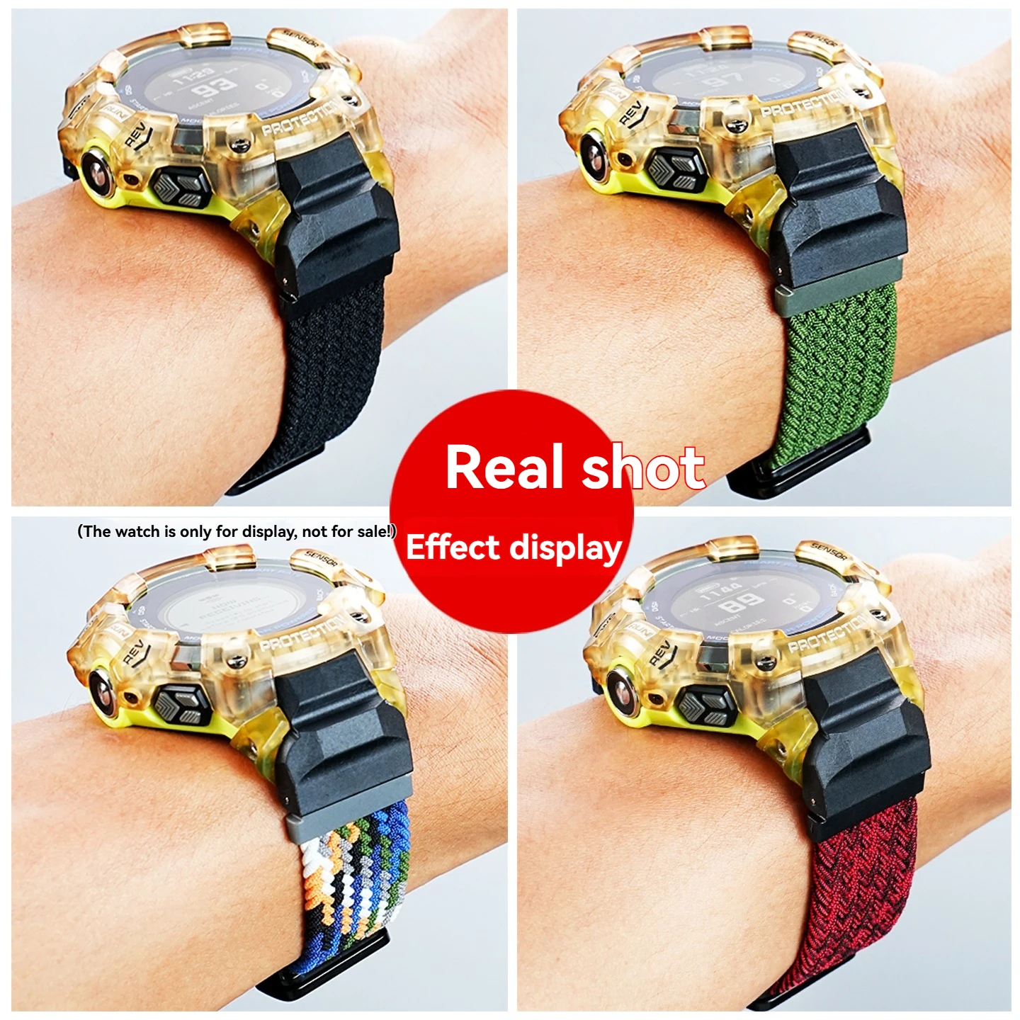 Pulseira de nylon elástica GBD - Casio Watches Smartwatch avaliação e preço