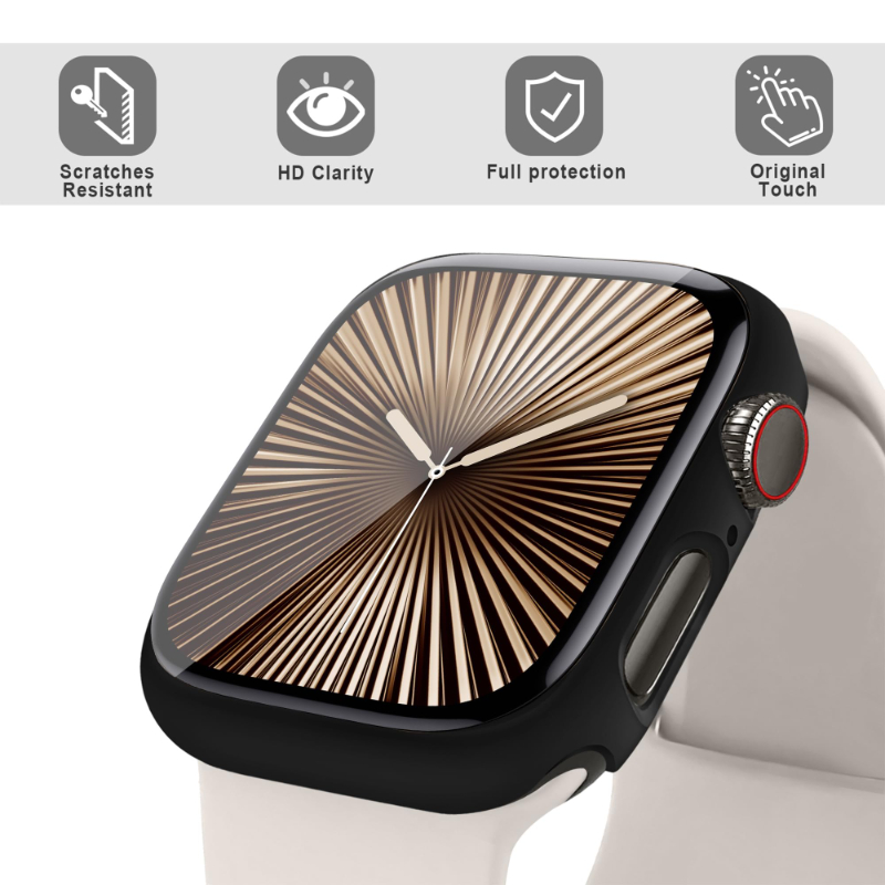 2 peças de vidro temperado + c - Iwatch Smartwatch Series 7 avaliação e preço