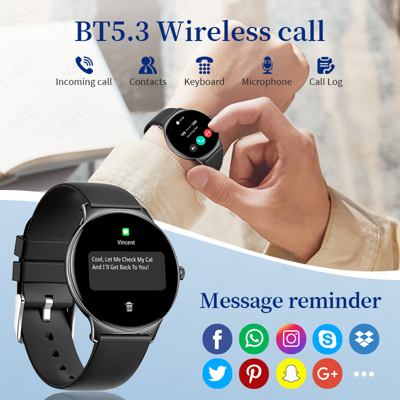 Relógio Inteligente Ultra Fino - Smartwatch Watches Gift For Women avaliação e preço